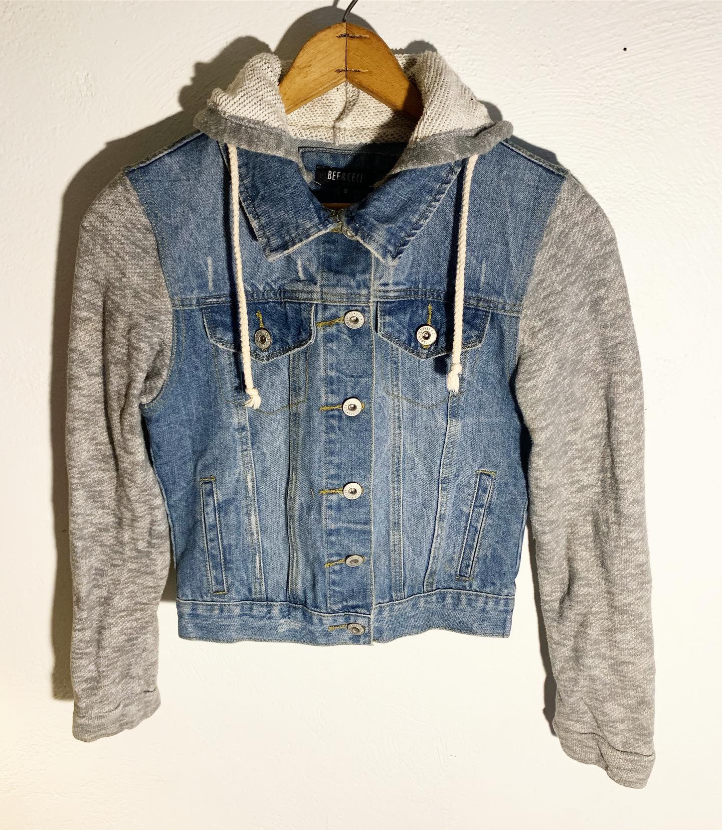 denim sweater jacket