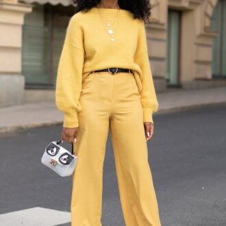 Cool Vintage Knit Coat Set-Up
